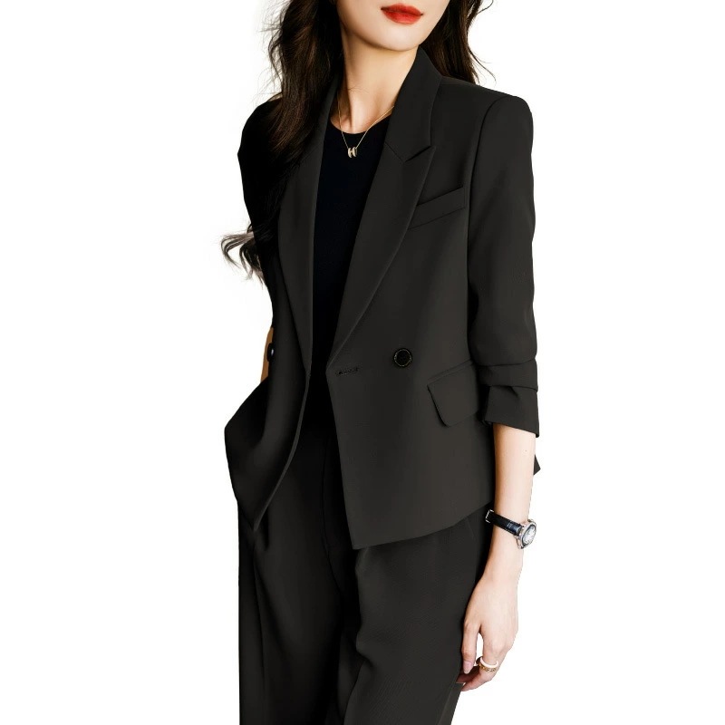 西装 セットアップ 女 秋季 新作 高級感 フォーマル スタイリッシュ ファッション 973