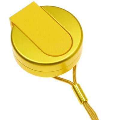 携帯灰皿 TS ネックストラップ付き SF サフランイエロー 4301SF