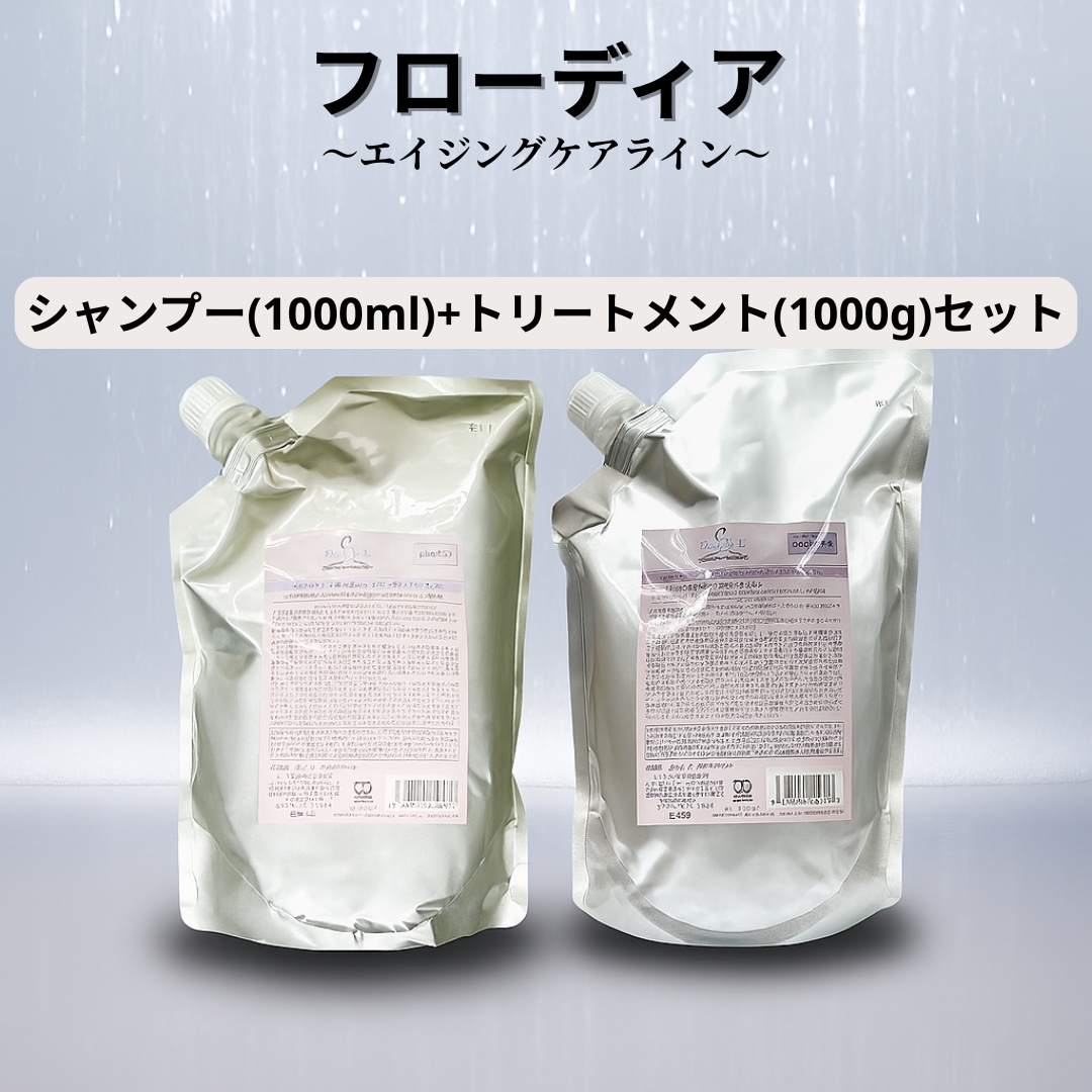 【2種類から選べる】【詰め替え(1000)セット】デミ エイジングケアライン シャンプー 1000ml トリートメント 1000g 詰め替え セット レフィル