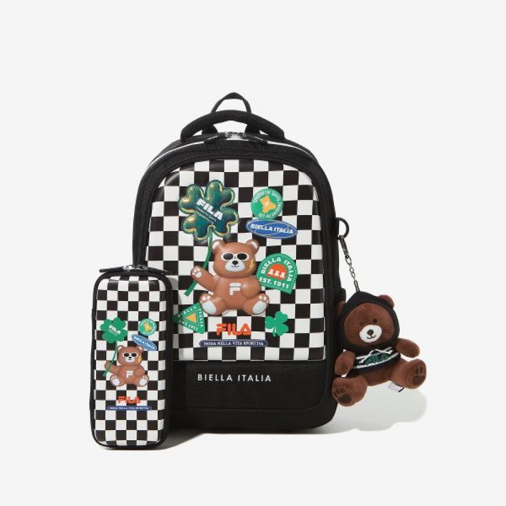 (フィラキッズ) (24歳新品) ベアインマイバッグバックパック (FK3BEG1004X_BLK)