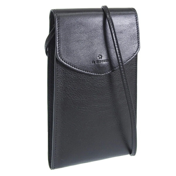 イルビゾンテ バッグ レディース ショルダーバッグ レザー ブラック SCA100PV0001BK155 IL BISONTE