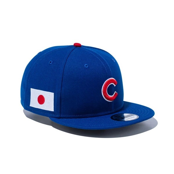 NEWERA ニューエラ 9FIFTY MLB Japan Flag シカゴ・カブス ライトロイヤル キャップ 帽子 スナップバック サイズ調節可能 小物 送料無料 国内正規品 正規取扱