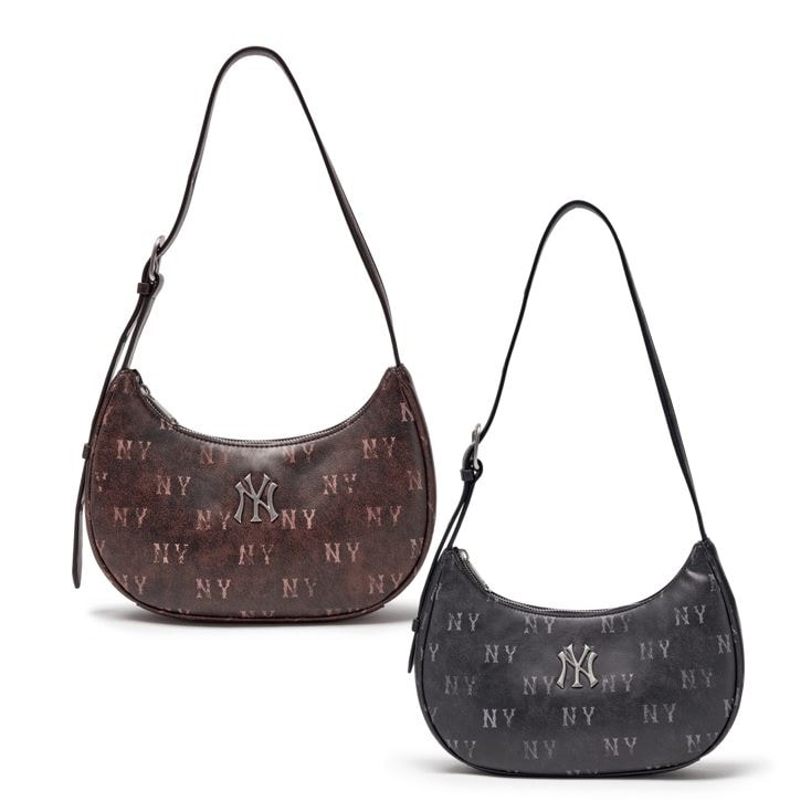 Classic Monogram Vintage PU Hobo Bag (3ABQMV65N-50BRS,3ABQMV65N-50BKS)
