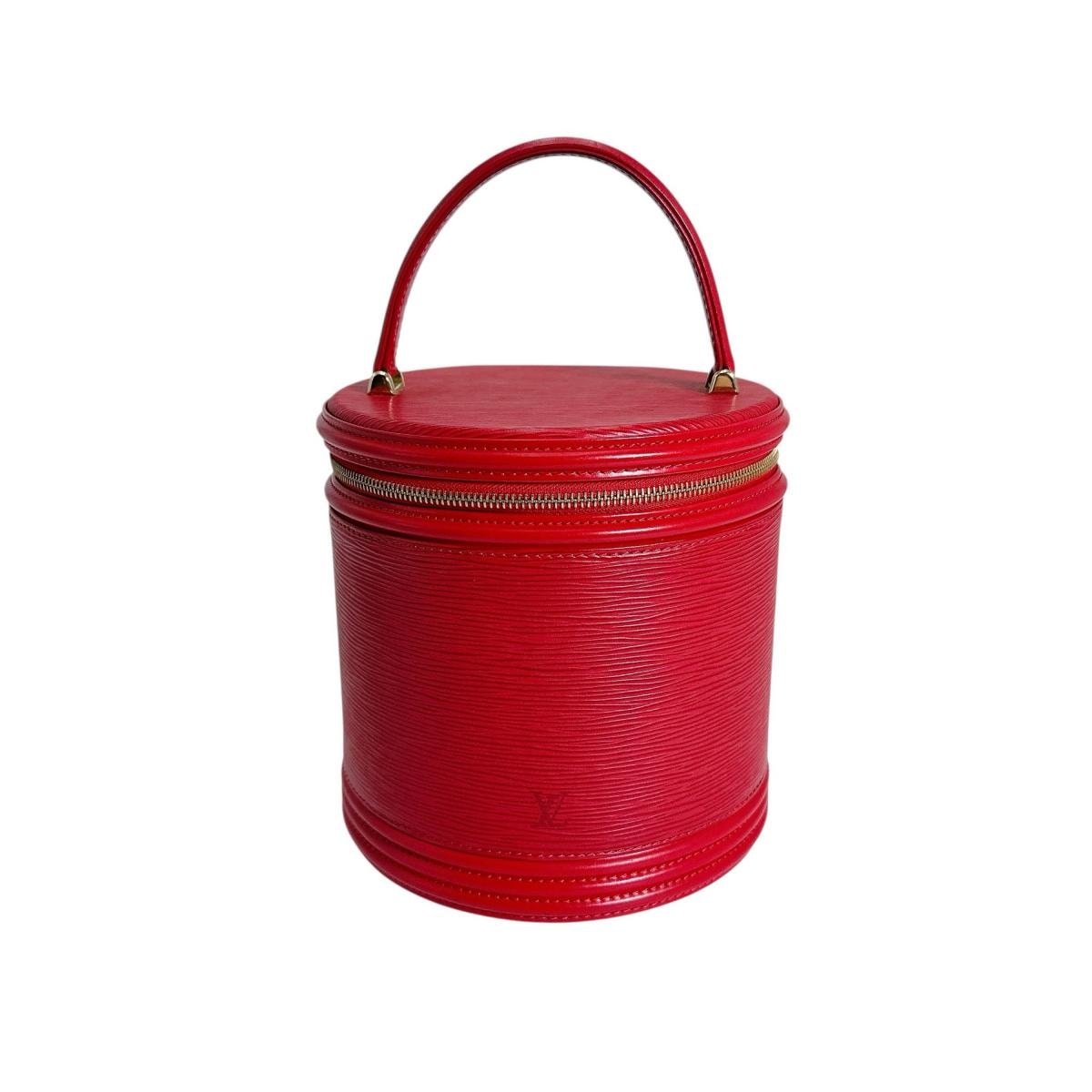 M48037 カンヌ エピ ハンドバッグ カステリアンレッド