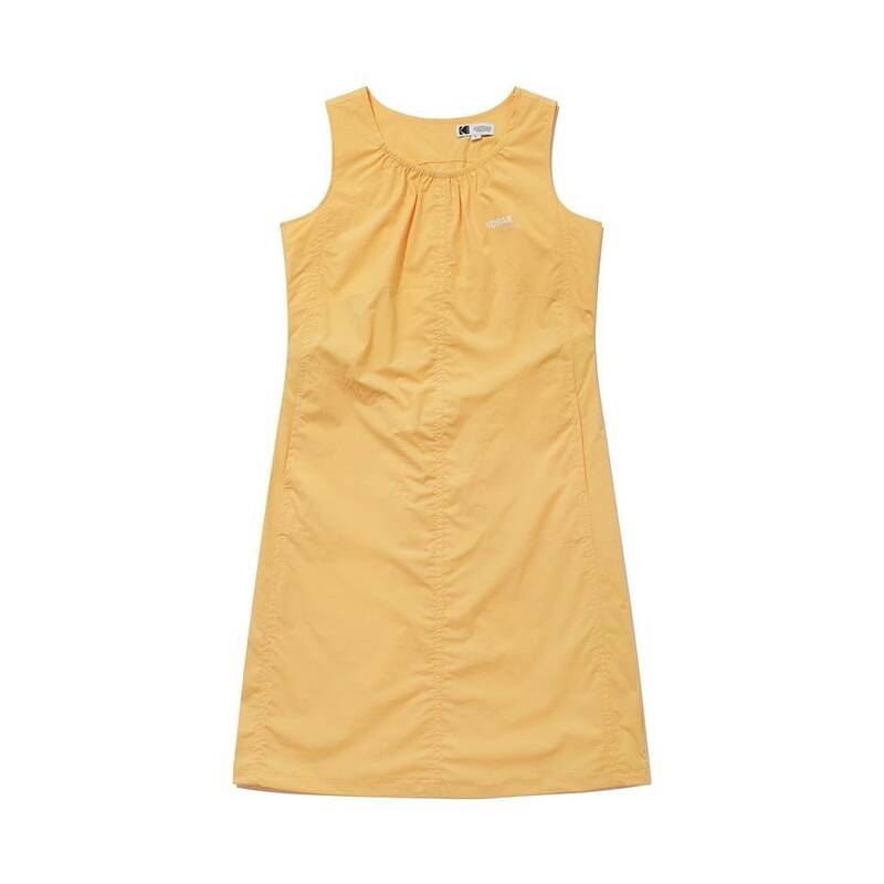 コダック KODAK ラウンドネックノースリーブワンピース YELLOW K6222ROP61YLW 420517