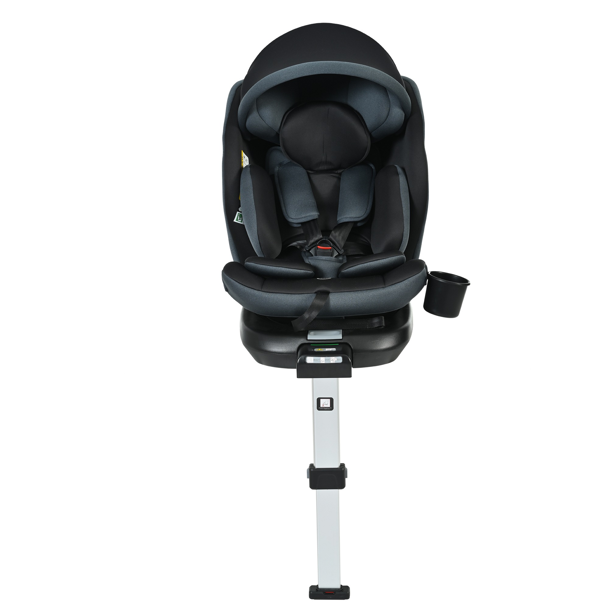 【安心保証】【サポートレッグ】チャイルドシート 新生児 ISOFIX 0歳～12歳 360度回転式 40～150cm ジュニアシート 調節可能 洗える キャノピー付き ベビーシート ドリンクホルダー付