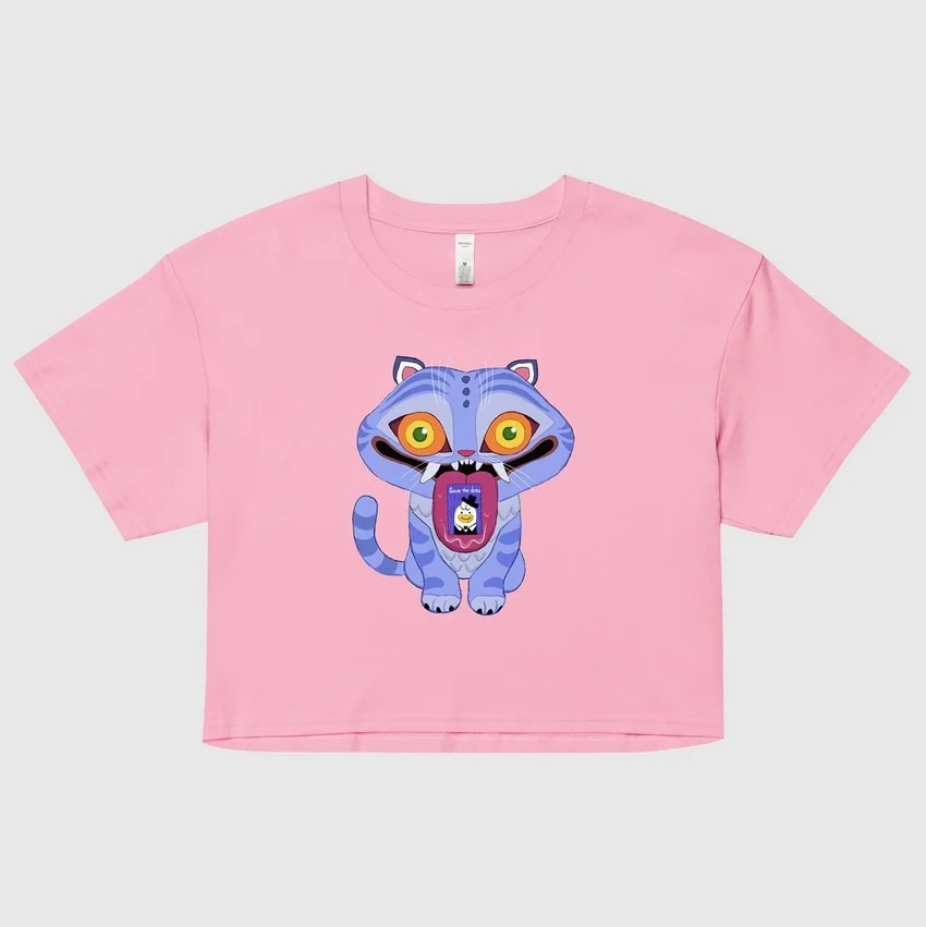 [NETFLIX]KPop Demon Hunters Derpy Womens Crop Top