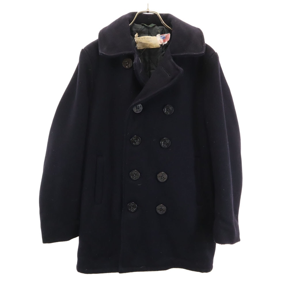 USA製 ヴィンテージ ピーコート 34 ネイビー系 メンズ