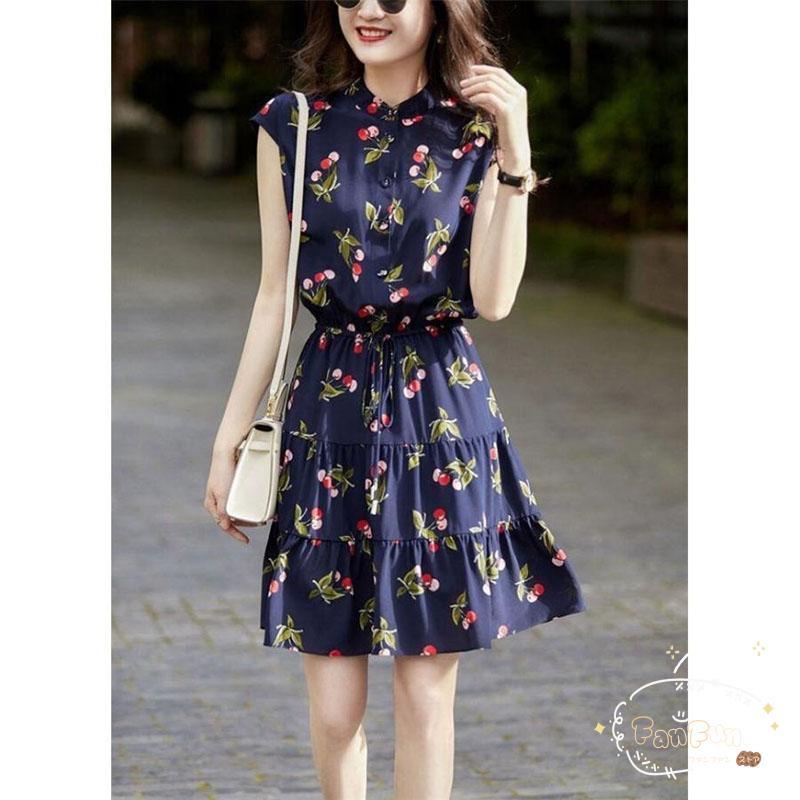 ワンピース 春 膝丈ワンピース レディース 40代 ロングワンピース 春 夏 半袖 フリル きれいめ フレア オシャレ 通勤 花柄 可愛い 体型カバー 大人 30代