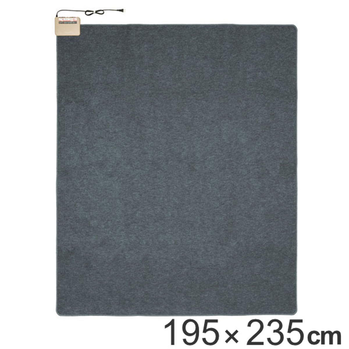 ホットカーペット 電気カーペット 3畳 本体 日本製 195x235cm ラグ 電気 カーペット 絨毯 マット 電気マット ホットマット 長方形 足元暖房 ダニ退治 コンパクト 温度調節 温め