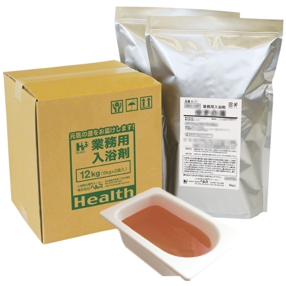 業務用入浴剤　A-132　休息ティータイム　紅茶の香風呂　12kg（6kg×2袋）【メーカー直送または取り寄せ】