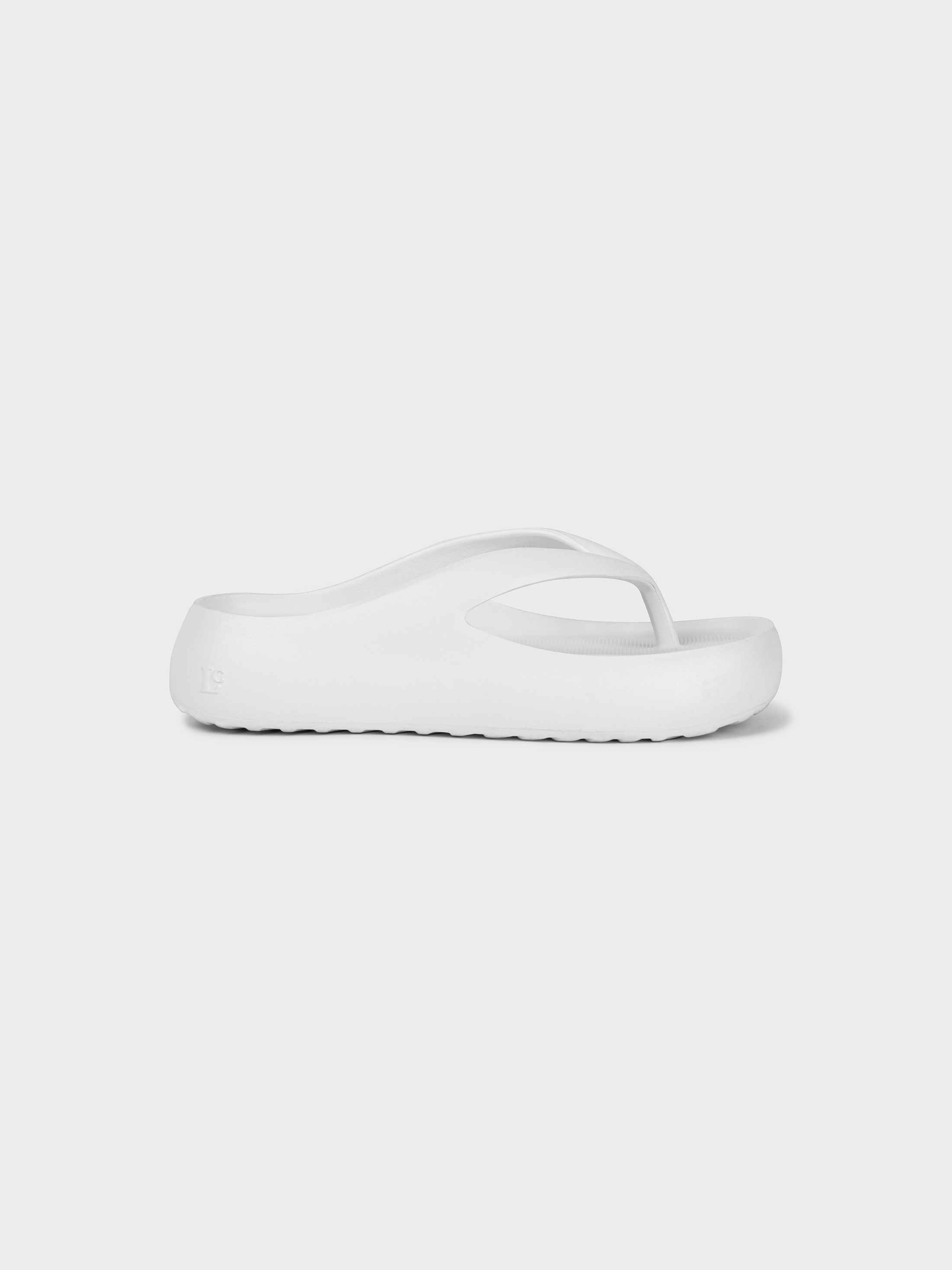 【LOW CLASSIC】 Lc FLIP-FLOP : WHITE