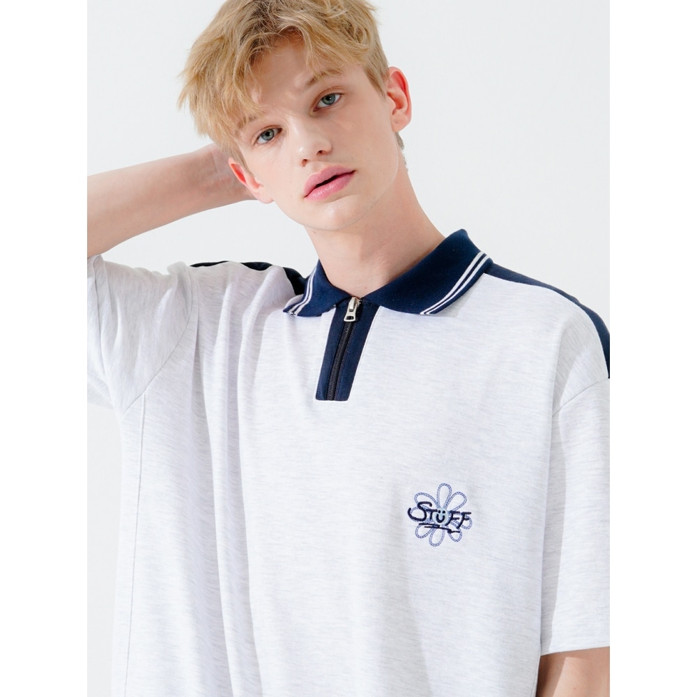 WV PROJECTフォーティカラ半袖TシャツホワイトオートミールMJST7664Tシャツ