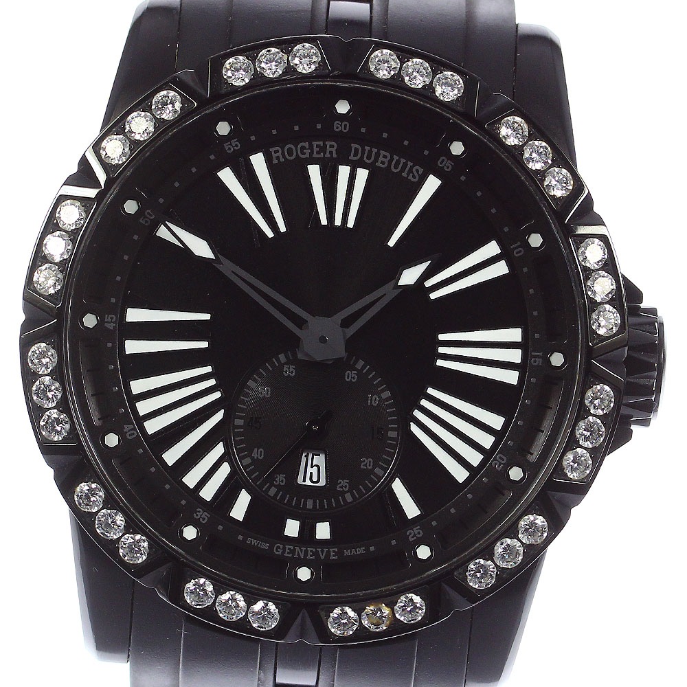 ロジェ・デュブイ ROGER DUBUIS DBEX0802 エクスカリバー45 ダイヤベゼル 日本限定28本 自動巻き メンズ _793005【中古】
