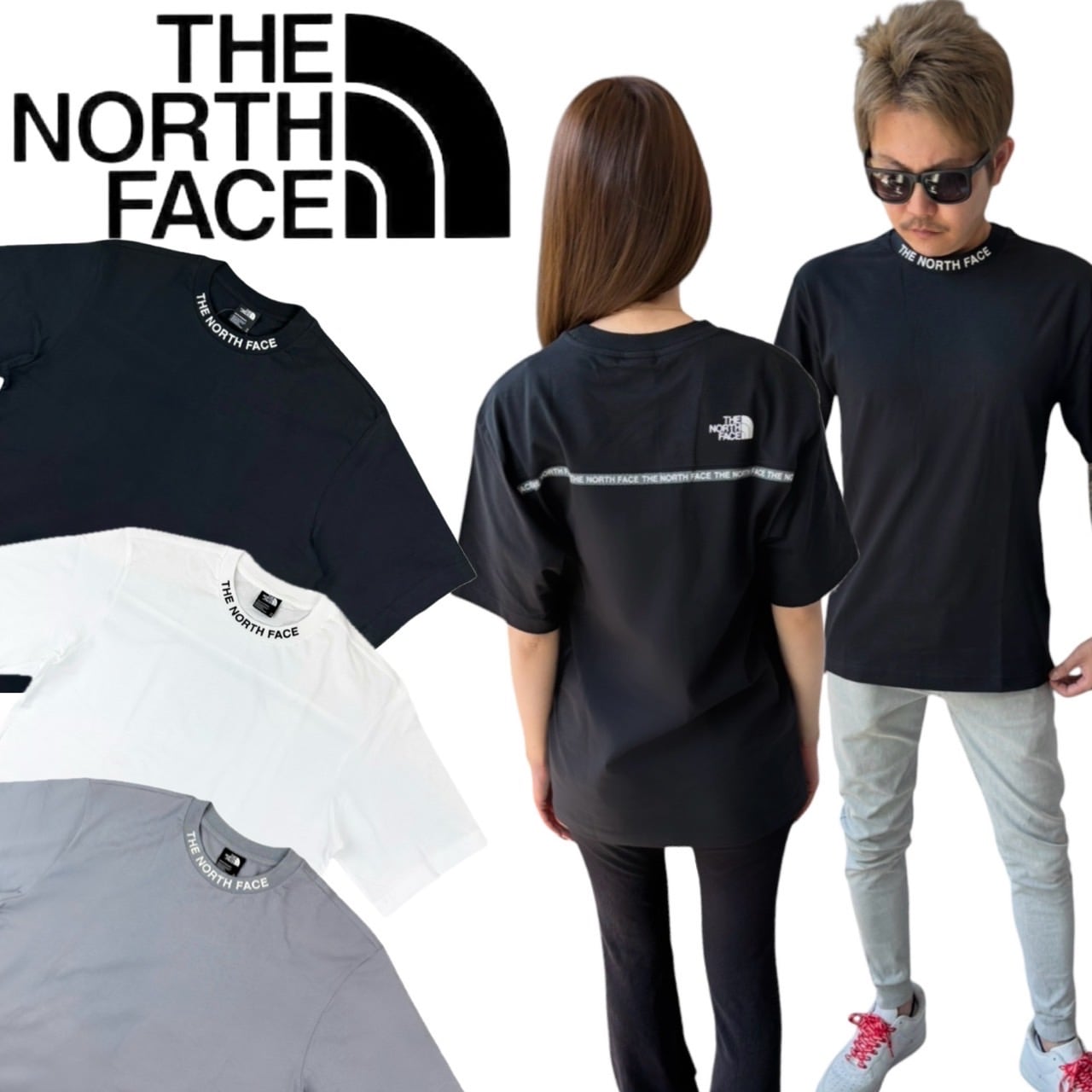 ザ ノースフェイス The North Face Tシャツ 半袖 首元ロゴ メンズ NF0A87DD ズーム トップス 丸首 THE NORTH FACE S/S MENS ZUMU TEE