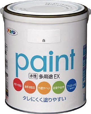 （まとめ買い）水性多用途EX 1.6L グレー [x3缶セット]
