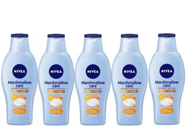 【５個セット】ニベア マシュマロケアボディミルク ヒーリングシトラスの香り