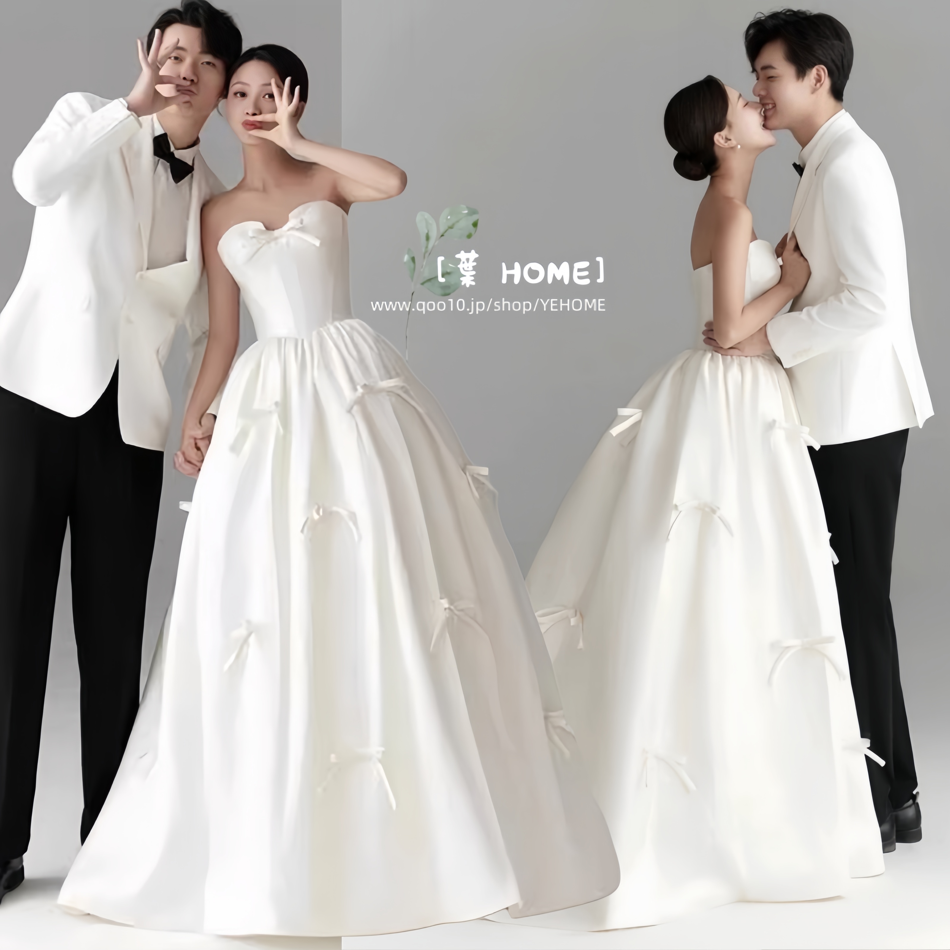 ウエディングドレス パーティードレス ノースリーブ 白 二次会 結婚式ドレス エンパイア 花嫁 フォトウエディング ビーチフォト 前撮り 後撮り 披露宴 激安
