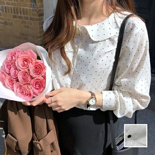 ブラウス シャツ 韓国 ファッション レディース 春 夏 秋 カジュアル コーデ シンプル 定番 セレカジ 20代 30代 40代 2025 リバーシブル タック 着回し ベーシック