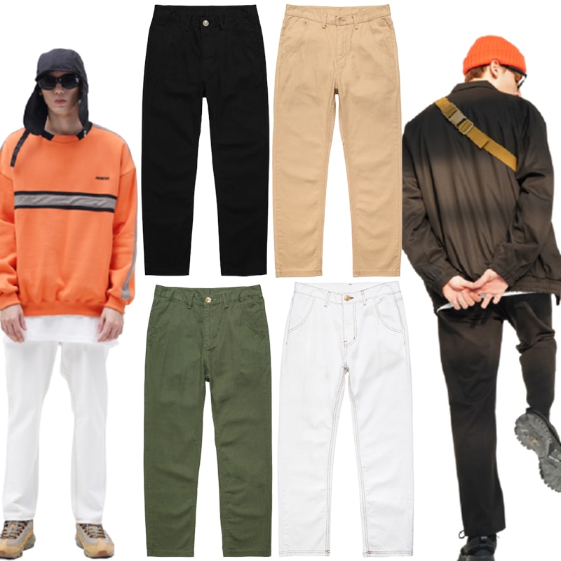 PER Logic Washing Cotton Pants 4色 MSLP4271 人気商品