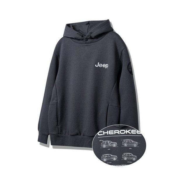 JP1THU013 先行企画 ルーズフィットパーカー 2024年版 ダークグレーTシャツ A_SC