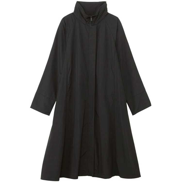 コンパクトロングコート（レディース） M ブラック #DC323301-K