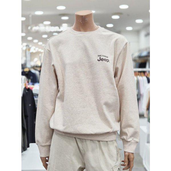 男女共用 背面プリント スウェットシャツ(JQ3TSU891_MB)_DG