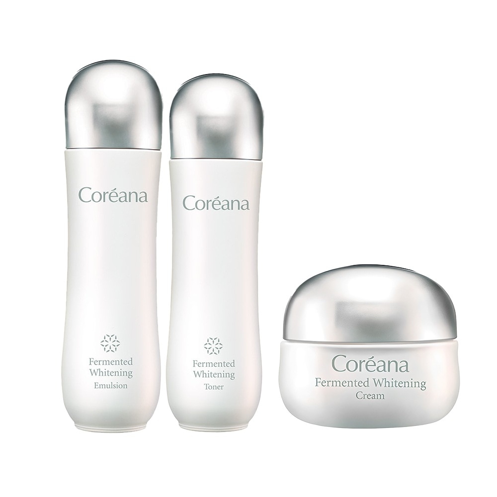 発酵ホワイト 3種セット 化粧水 150ml + エマルジョン 150ml + クリーム 50ml ( くすみ / 肌ケア / 保湿)