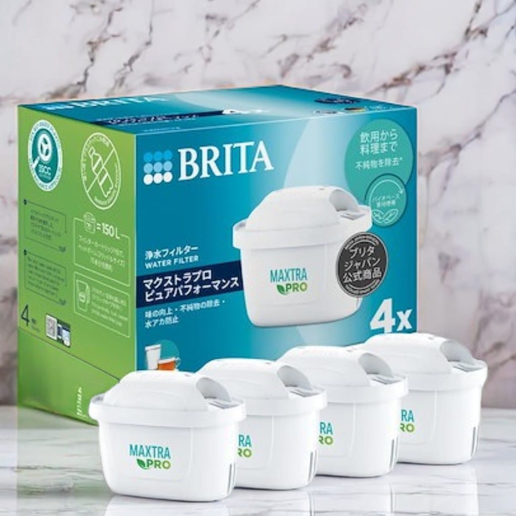 ブリタ カートリッジ 浄水器 ポット型 交換用 4個入 PFOS/PFOA除去試験済 マクストラプロ カートリッジ ピュアパフォーマンス 【日本正規品】