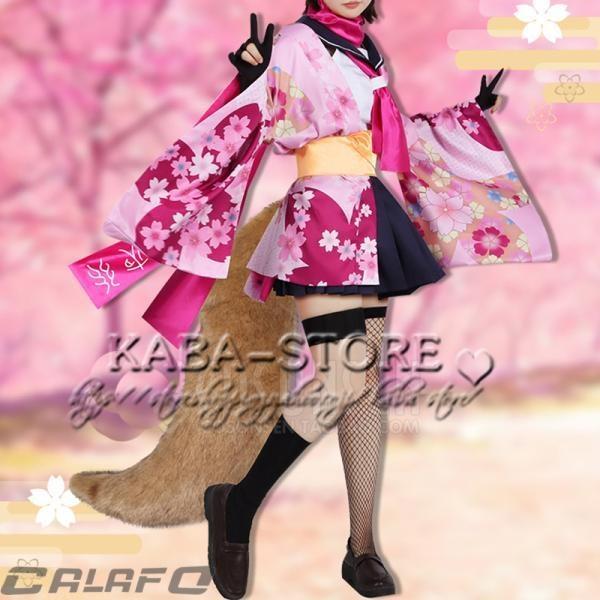 ブルーアーカイブ 風 久田伊樹菜 コスプレ衣装 尻尾 cosplay コスチューム ハロウィン仮装変装