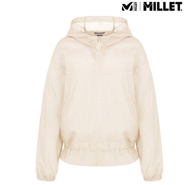 [新商品30%特価] 女性夏ジャケット全体モノメッシュフード付きセミルーズフィット エラジャケット_MLVUJ642I_US