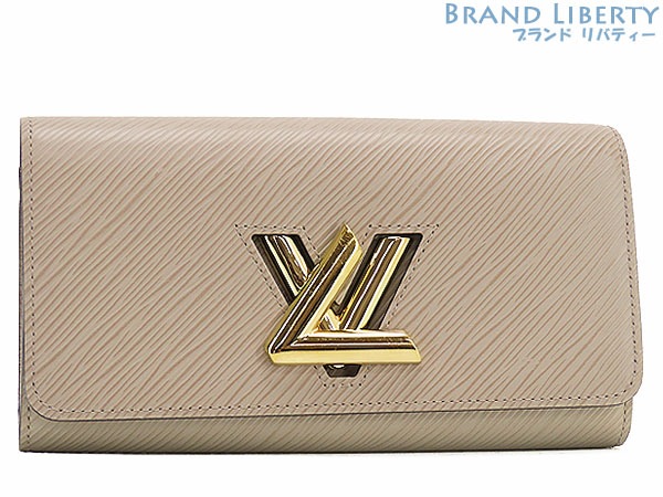 美品ルイヴィトンエピポルトフォイユツイスト二つ折り長財布ガレベージュM67510