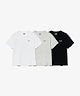WHITE+LIGHT HEATHER GRAY+BLACK