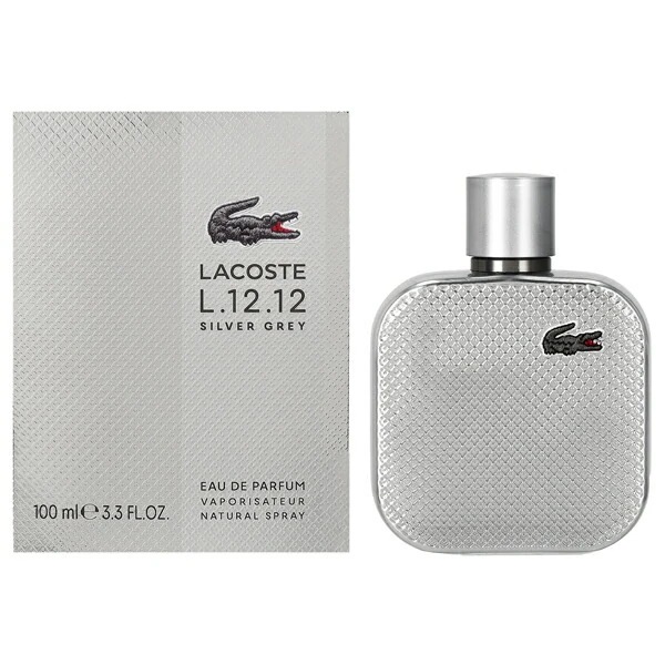 ラコステ LACOSTE L.12.12 シルバーグレイ EDP SP 100ml【香水 メンズ】