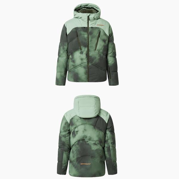 男性アウトドアフード付きパディンググリーンメンズ冬ジャンパー男性ジャンパー男性パディングジャンパー防寒着作業着ジャンパー登山パディング