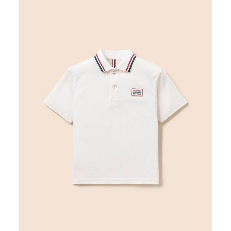 ビーンポールキッズ BEANPOLE KIDS [ハンター HUNTER] 無地ピケTシャツ ホワイト (BI6642U091) BI6642U091 423112