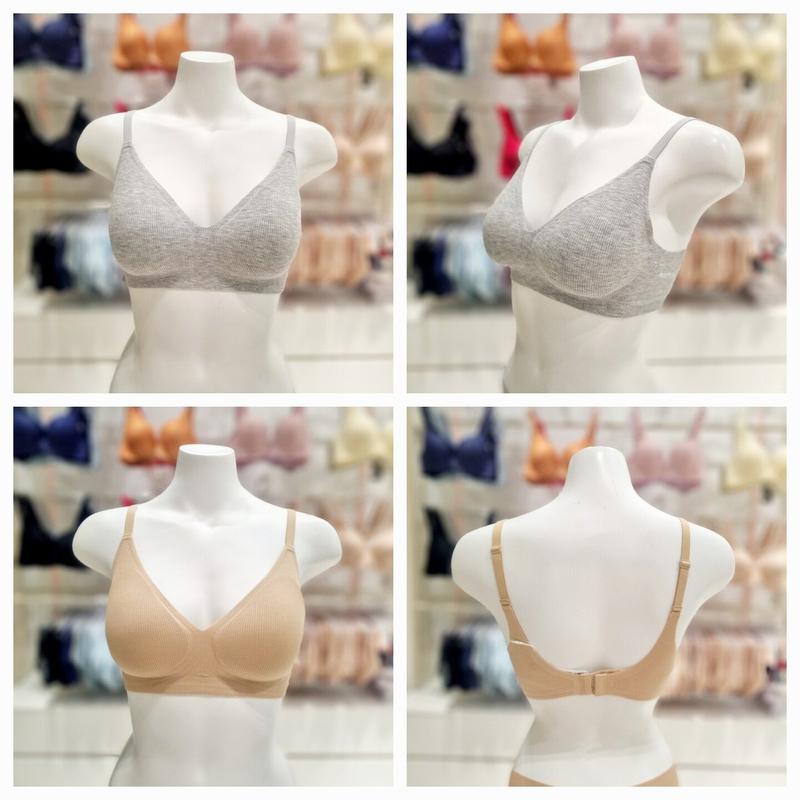 AK水原店　畝織りレーヨンスパンシームレスブラBR1996A