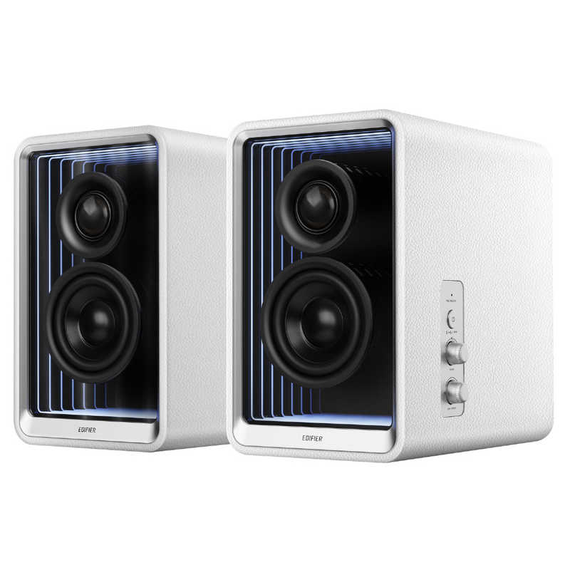 EDIFIRE　Edifier社製GaN充電器搭載2.0アクティブスピーカーQR65(ホワイト) EDIFIER　ED-QR65-WHスピーカー