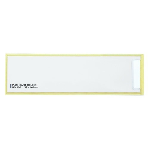 （まとめ買い）粘着剤付カードホルダー スティキット W147xH44mm 100枚 LA-100ST [x3]