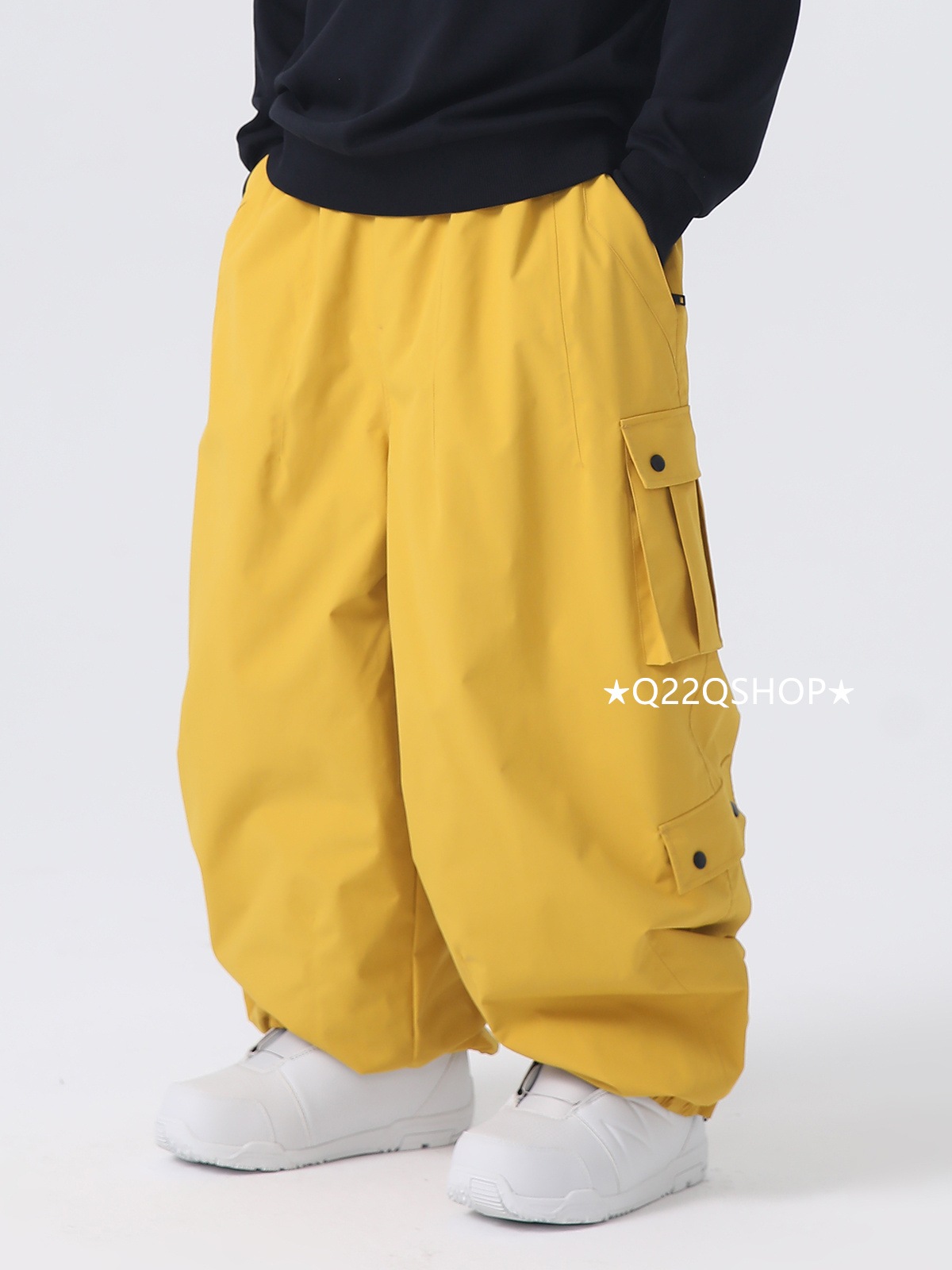 スノーボードウェア 2025 2026 4色 スノボパンツ 耐水圧20000 メンズ レディース ズボン 太い カーゴパンツ 撥水 おしゃれ 韓国風 スノボウェア スノーウェア スキーウェア