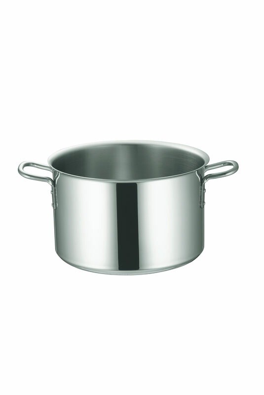 本間製作所 仔犬印 IHマエストロ 3層鋼クラッド 半寸胴鍋 33cm（18.0L） 本体