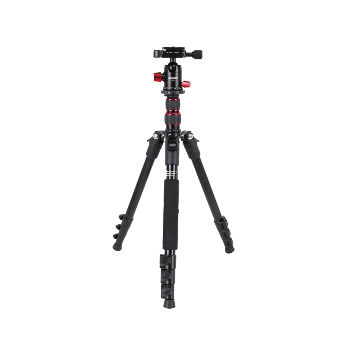 ZOMEI M5 カメラ三脚 プロ 360搙儃乕儖僿僢僪 アルミ合金 一眼 147cm 一脚 90度回転可能なセンターコラム Nikon Canon DSLR DVスコープ 6ヶ月保証