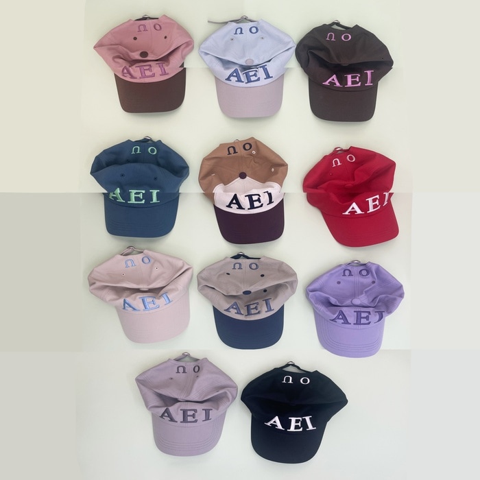 Aeiou Logo Lettering Cap 11 Colors
