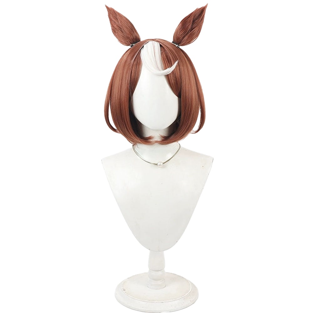 ウマ娘プリティーダービー　ツルマルツヨシ　制服　コスプレウィッグ