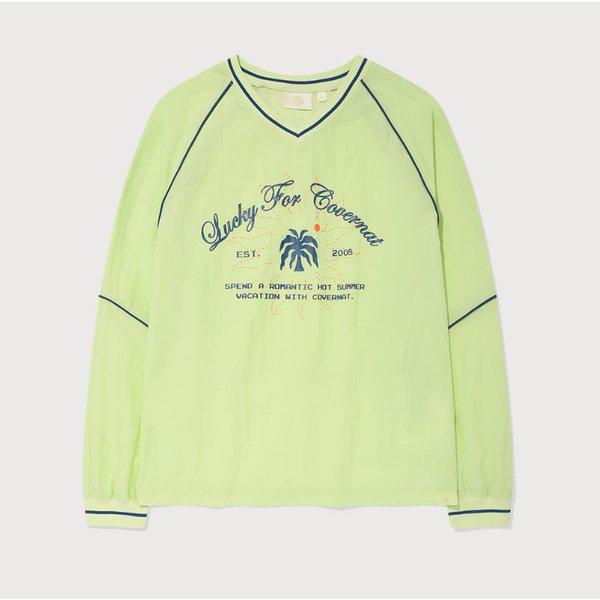 女性グラフィックナイロン長袖 B1 CO2501LT72 LI