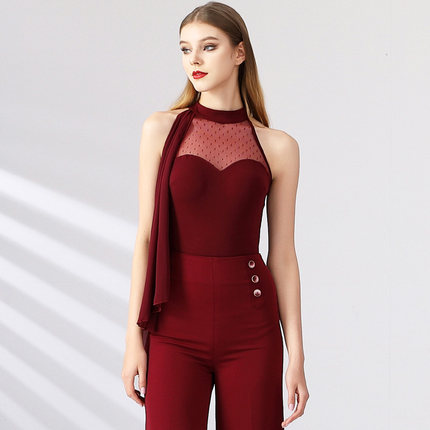 ラテンダンス 社交ダンス チャチャチャ トップス 女性 社交ダンス衣装 上着 競技着 モダンラテンダンス用上着 レディース ダンス衣装 練習着 演出着 ワルツ ステージ 衣装 ダンストップス セクシー