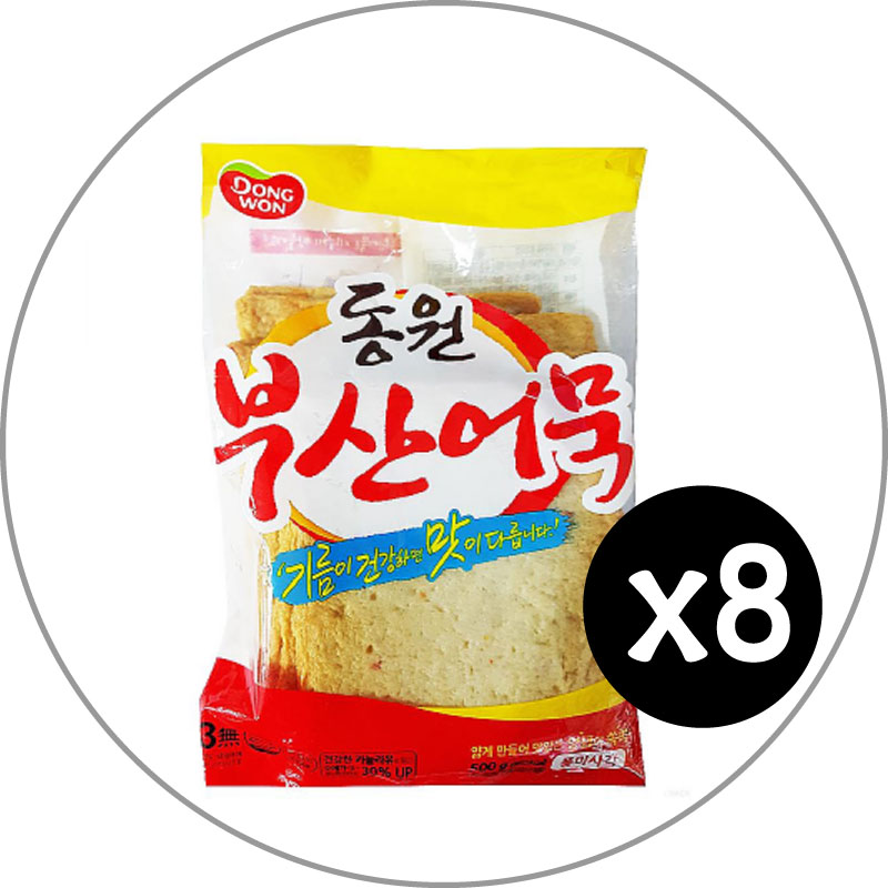 DONGWON　釜山 四角おでん (500g) 8袋
