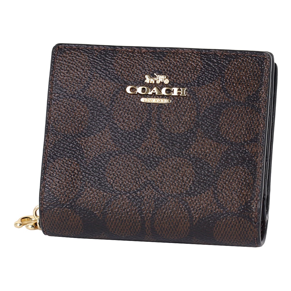 財布 二つ折り財布 CW789 IMXAQ シグネチャー アウトレット レディース ウォレット 新作