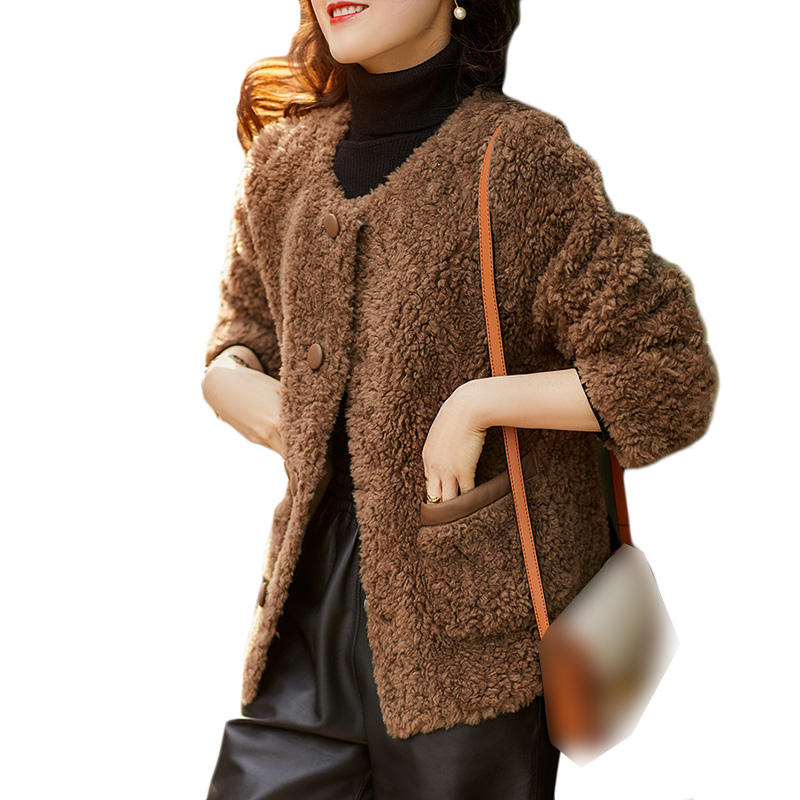 ボア ブルゾン レディース 大きいサイズ 秋 冬 ボア アウター コート ファー 防寒 大人 ショート丈 軽い 厚手 小さいサイズ 体型カバー スキー アウトドア 冬 保温 防風 パーカー ムートンコ 9,179円