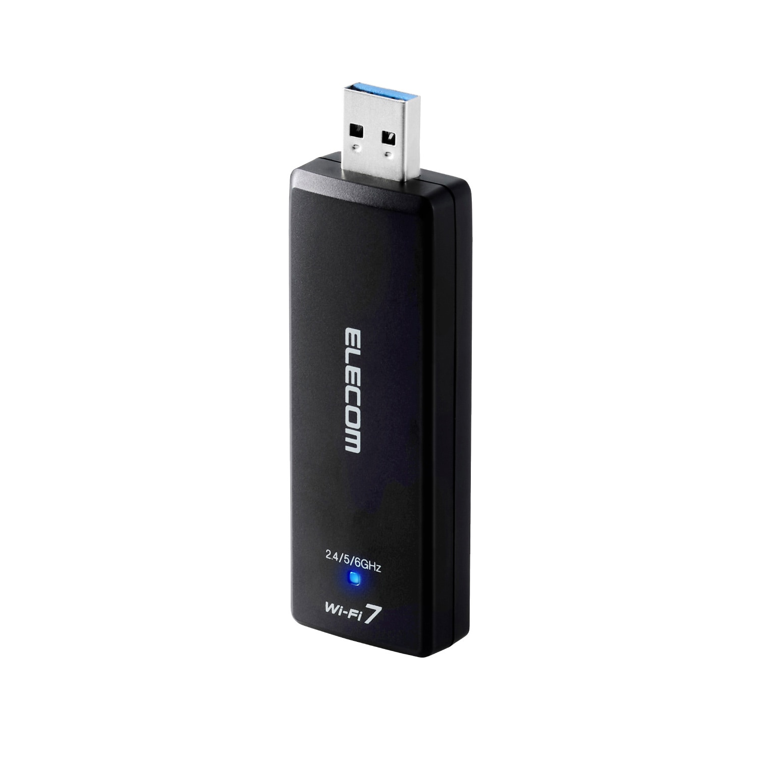 エレコムELECOM WiFi 無線LAN 子機 USB 無線LANアダプタ 2880+2880+688Mbps Wi-Fi 7 11be/ax/ac/n/a/g/b 6GHz/5GHz/2.4GH